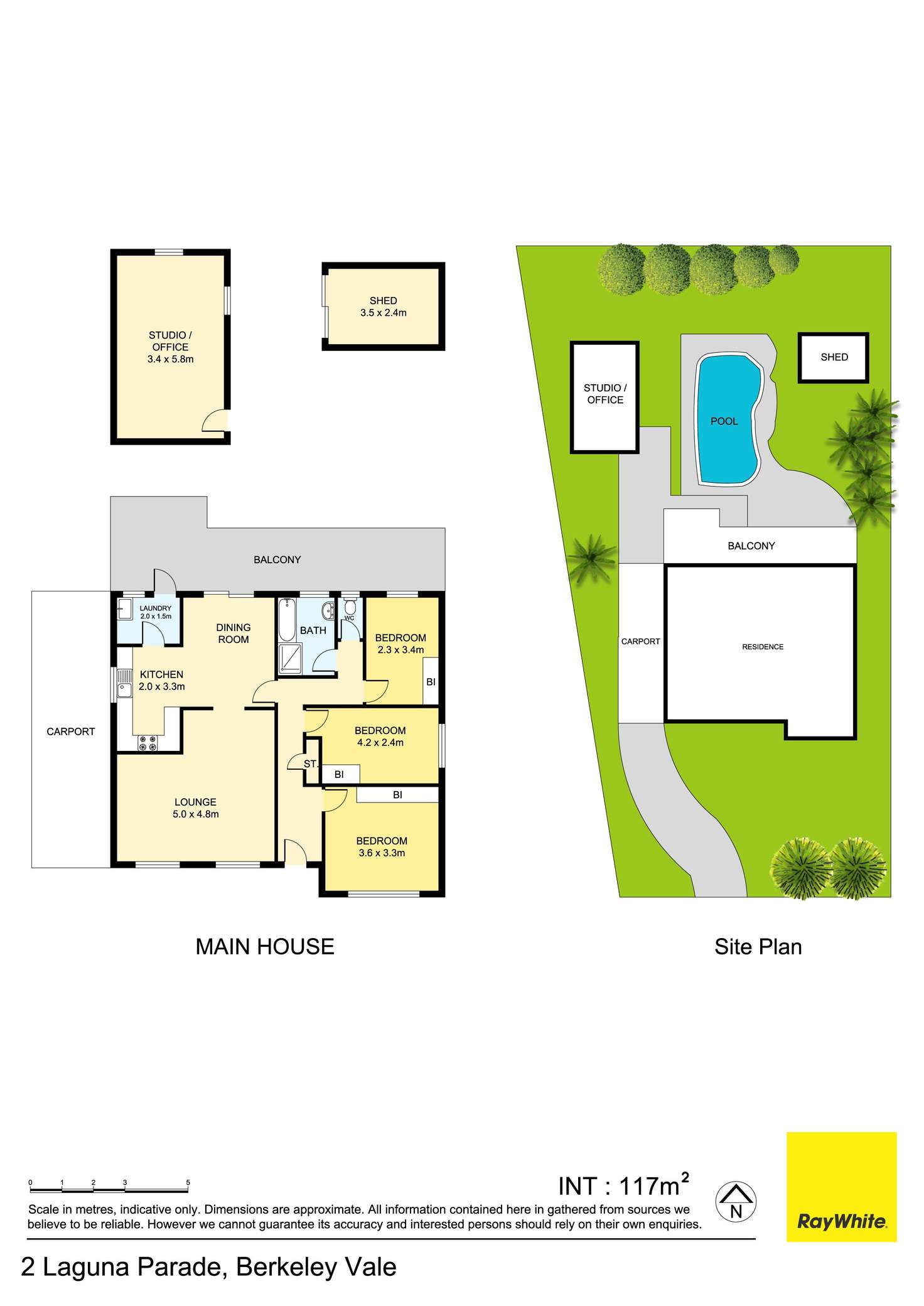 Floorplan of Homely house listing, 2 Laguna Parade, Berkeley Vale NSW 2261