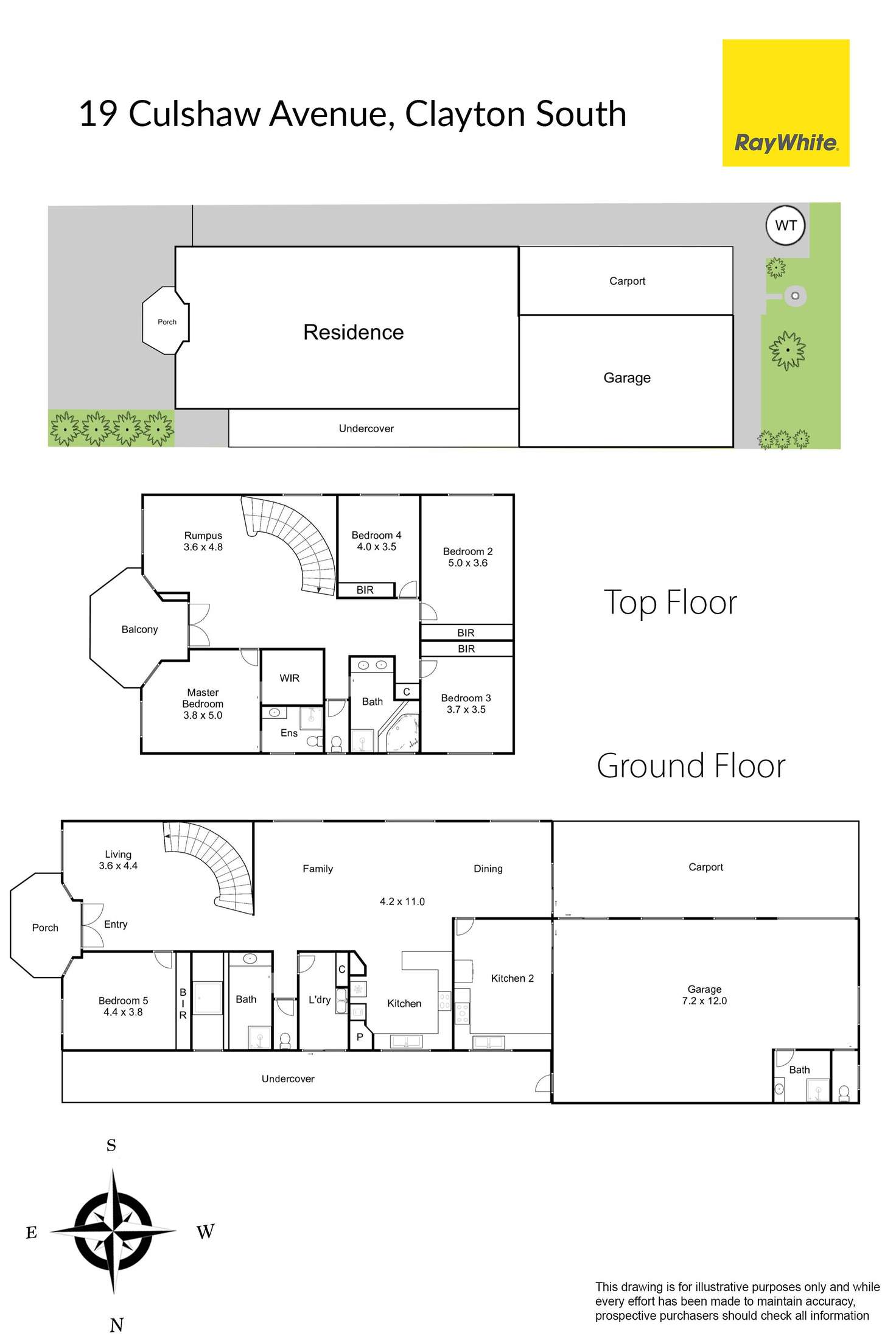 Floorplan of Homely house listing, 19 Culshaw Avenue, Clayton South VIC 3169
