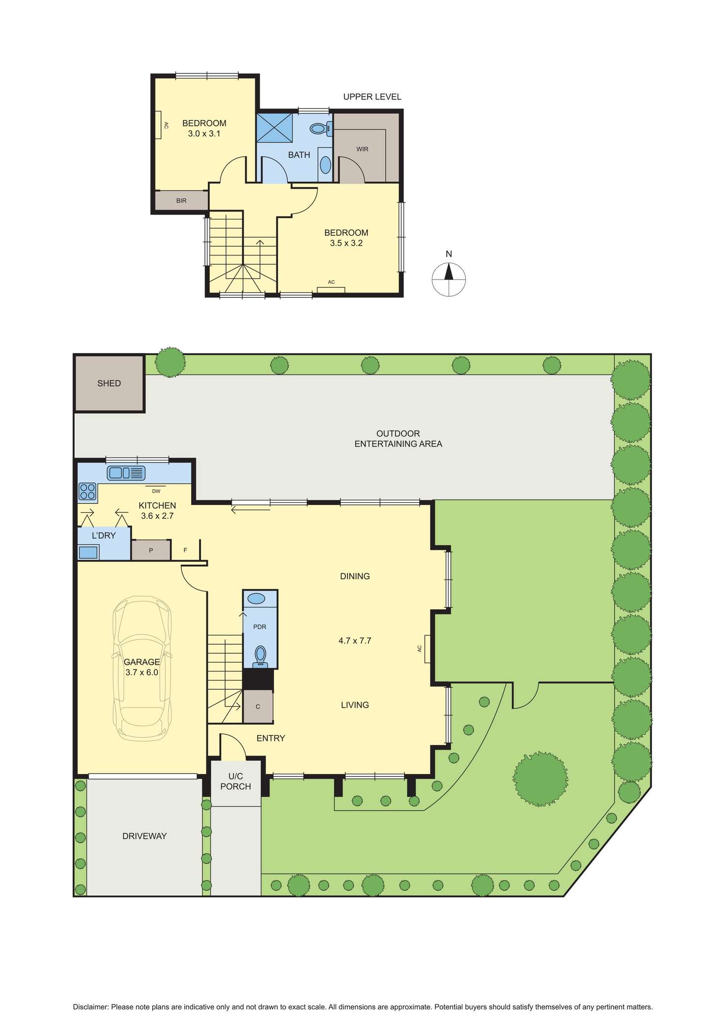Floorplan of Homely townhouse listing, 23 Lanigan Street, Fawkner VIC 3060