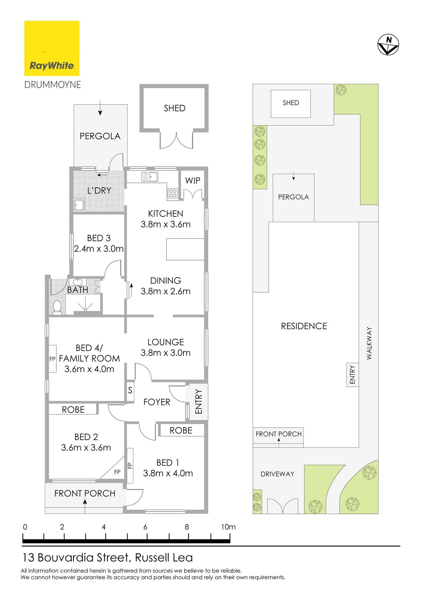 Floorplan of Homely house listing, 13 Bouvardia Street, Russell Lea NSW 2046