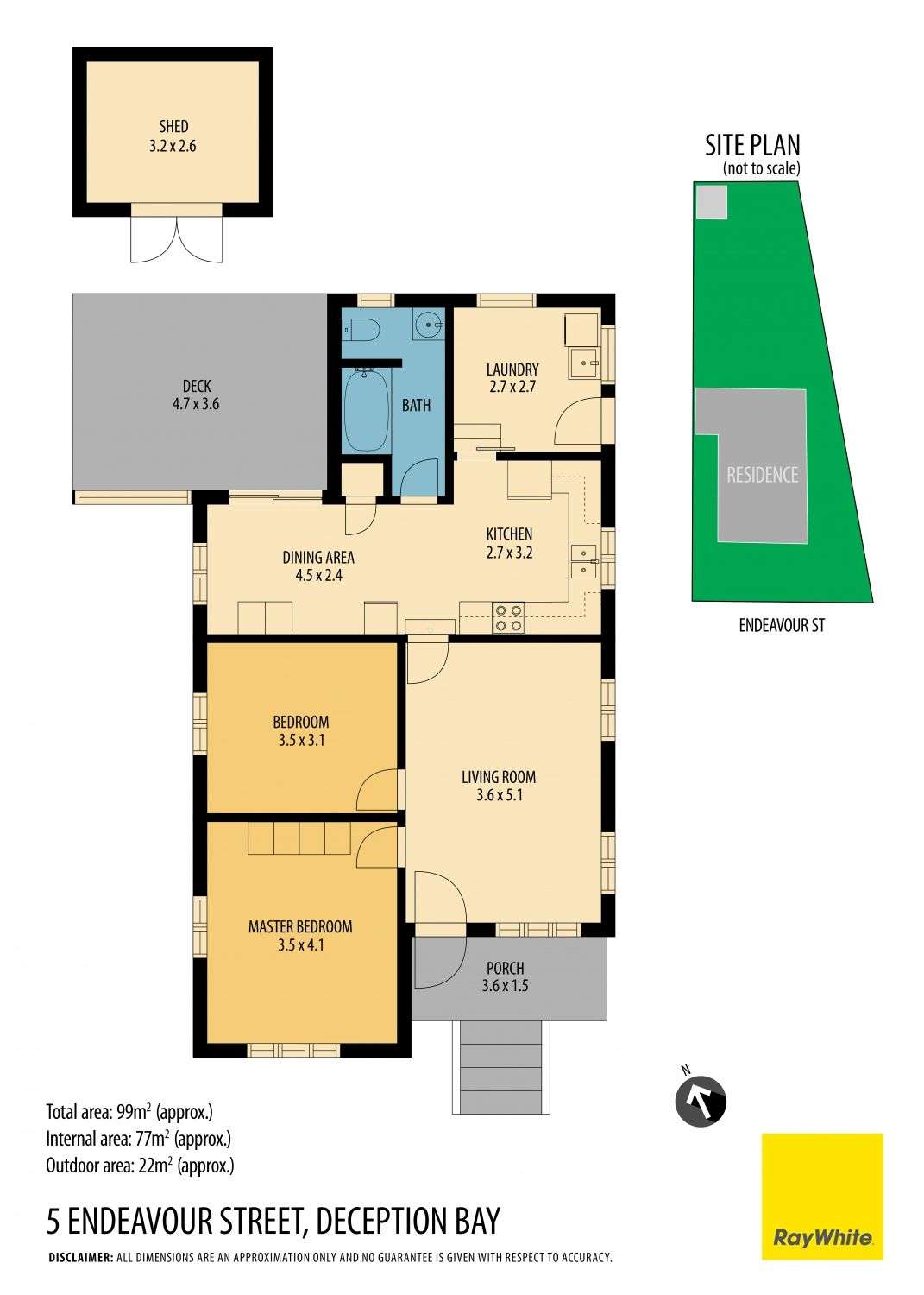 Floorplan of Homely house listing, 5 Endeavour Street, Deception Bay QLD 4508