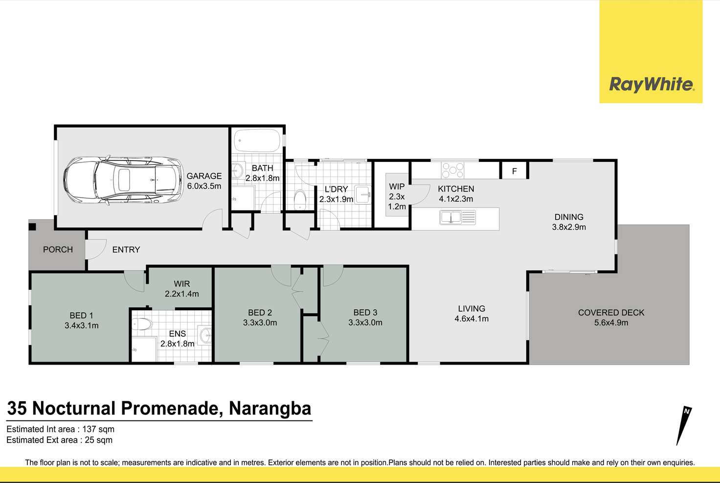 Floorplan of Homely house listing, 35 Nocturnal Promenade, Narangba QLD 4504