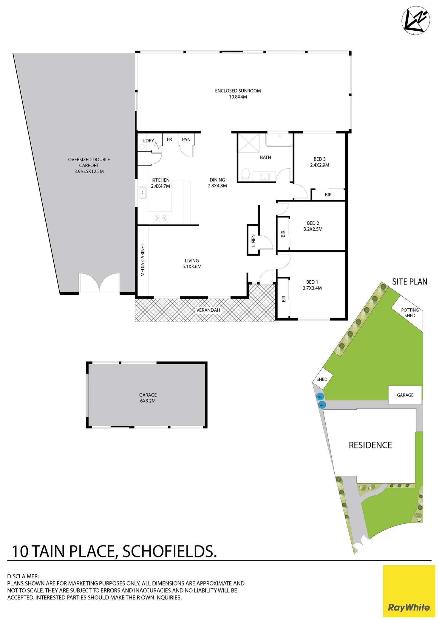 Floorplan of Homely house listing, 10 Tain Place, Schofields NSW 2762