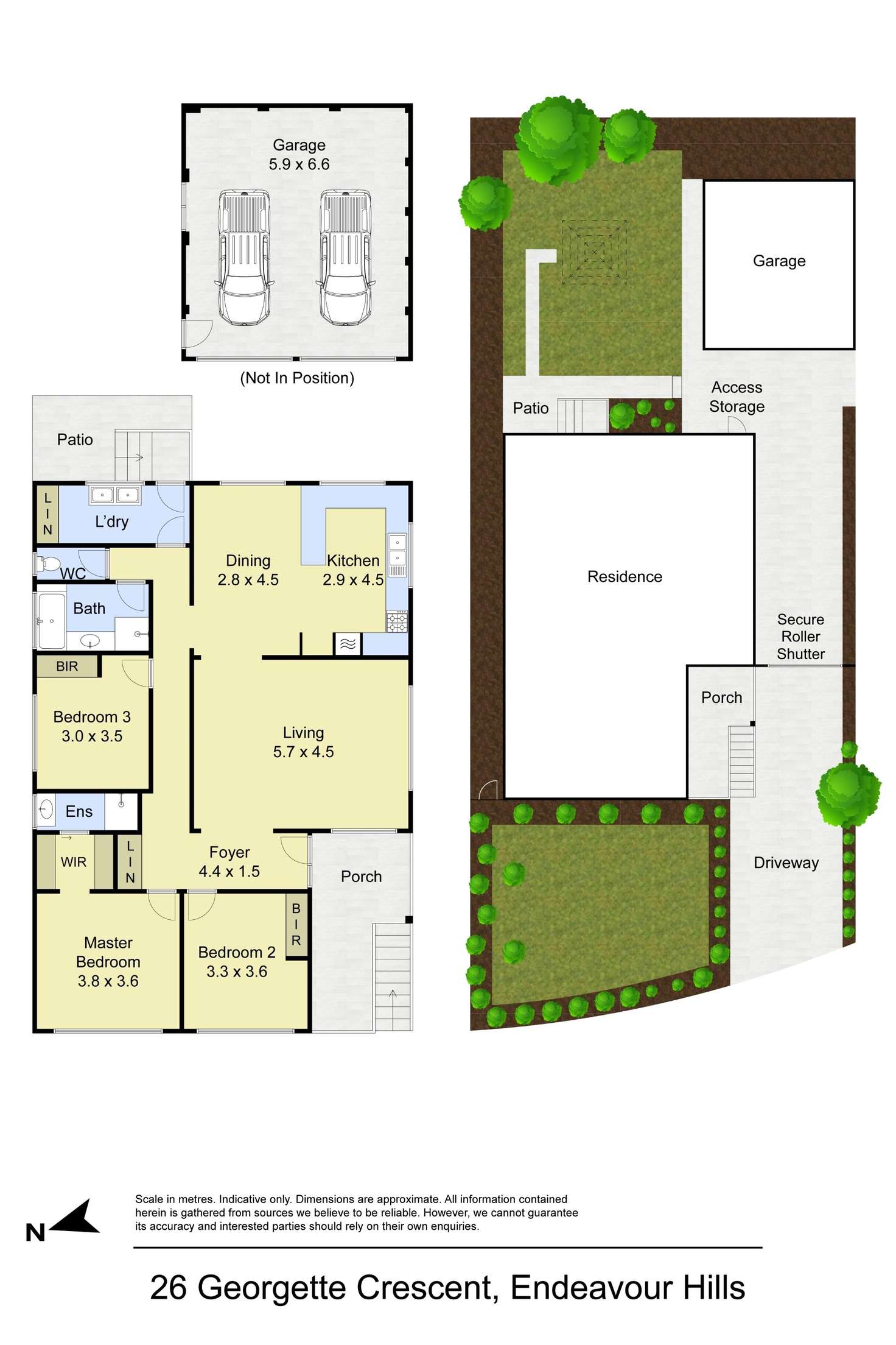 Floorplan of Homely house listing, 26 Georgette Crescent, Endeavour Hills VIC 3802