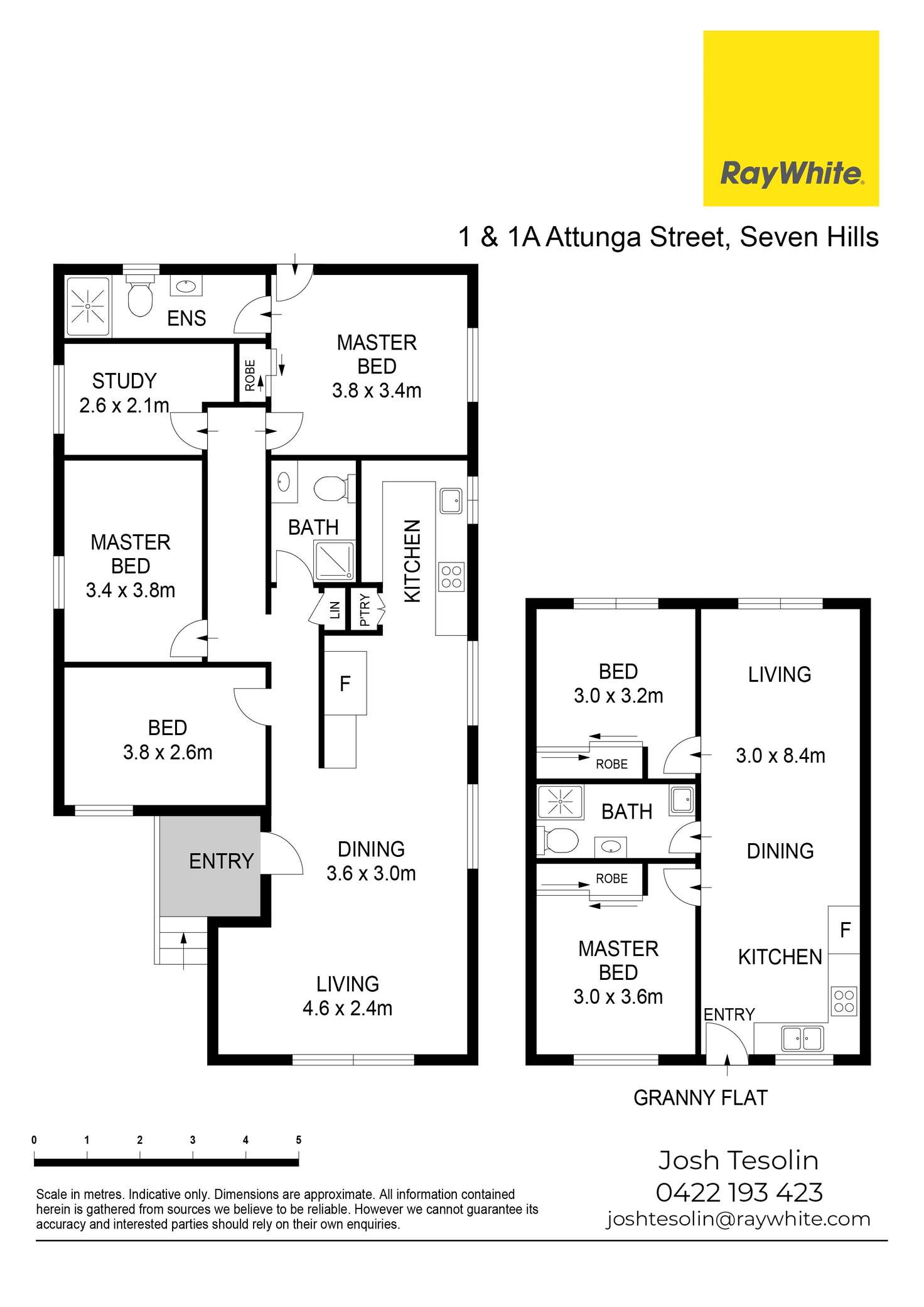 Floorplan of Homely house listing, 1 & 1A Attunga Street, Seven Hills NSW 2147