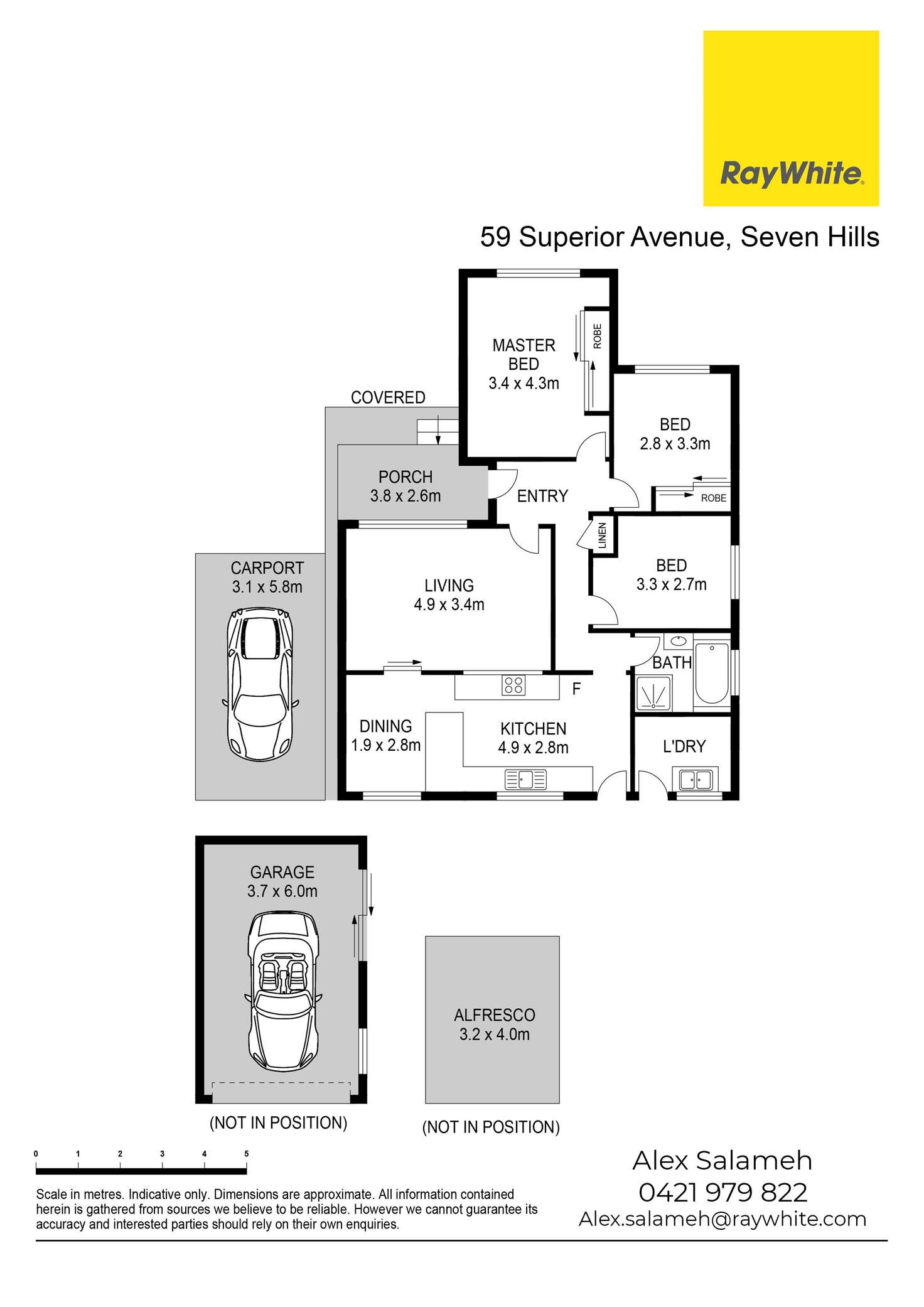 Floorplan of Homely house listing, 59 Superior Avenue, Seven Hills NSW 2147