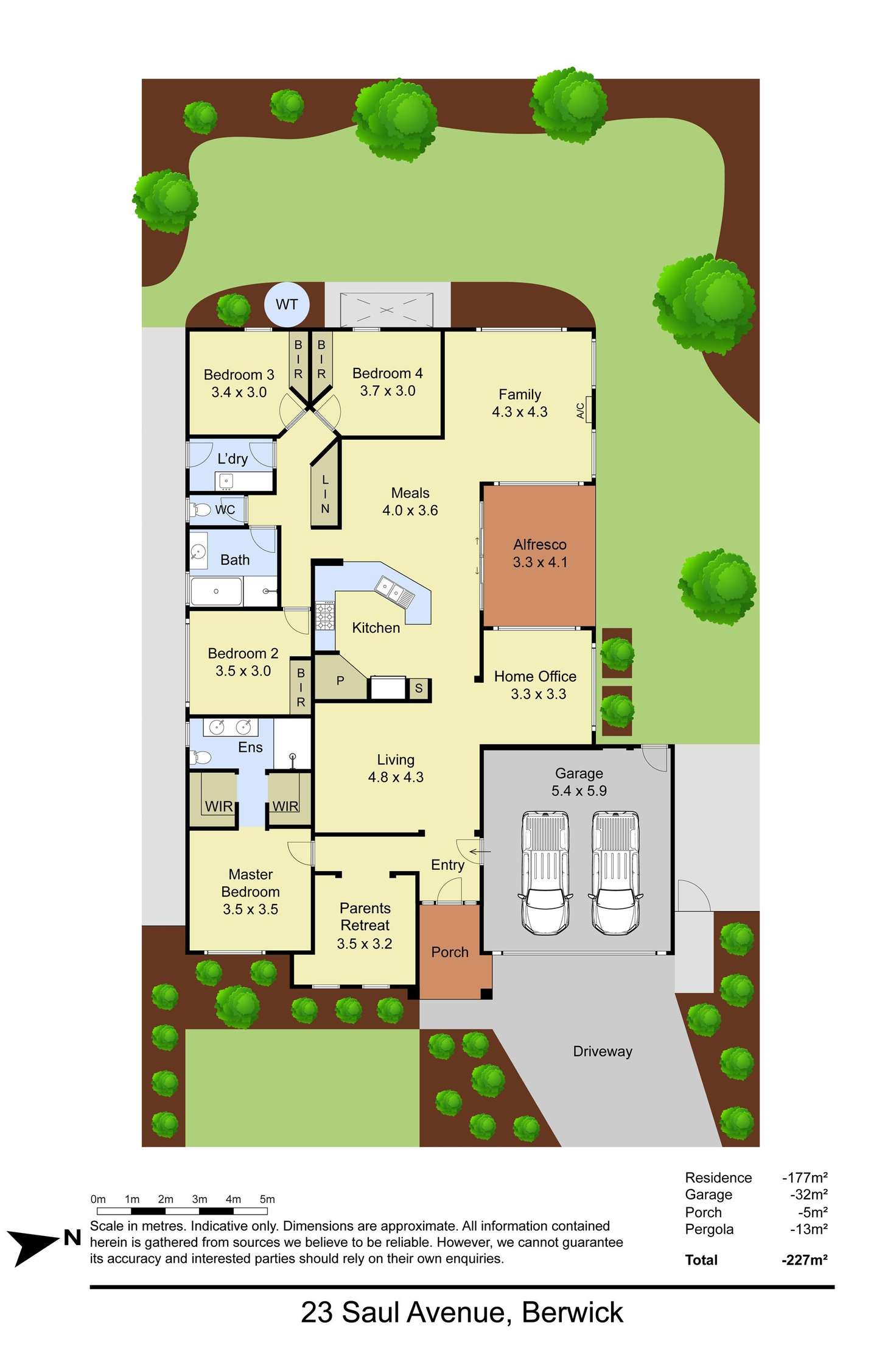 Floorplan of Homely house listing, 23 Saul Avenue, Berwick VIC 3806