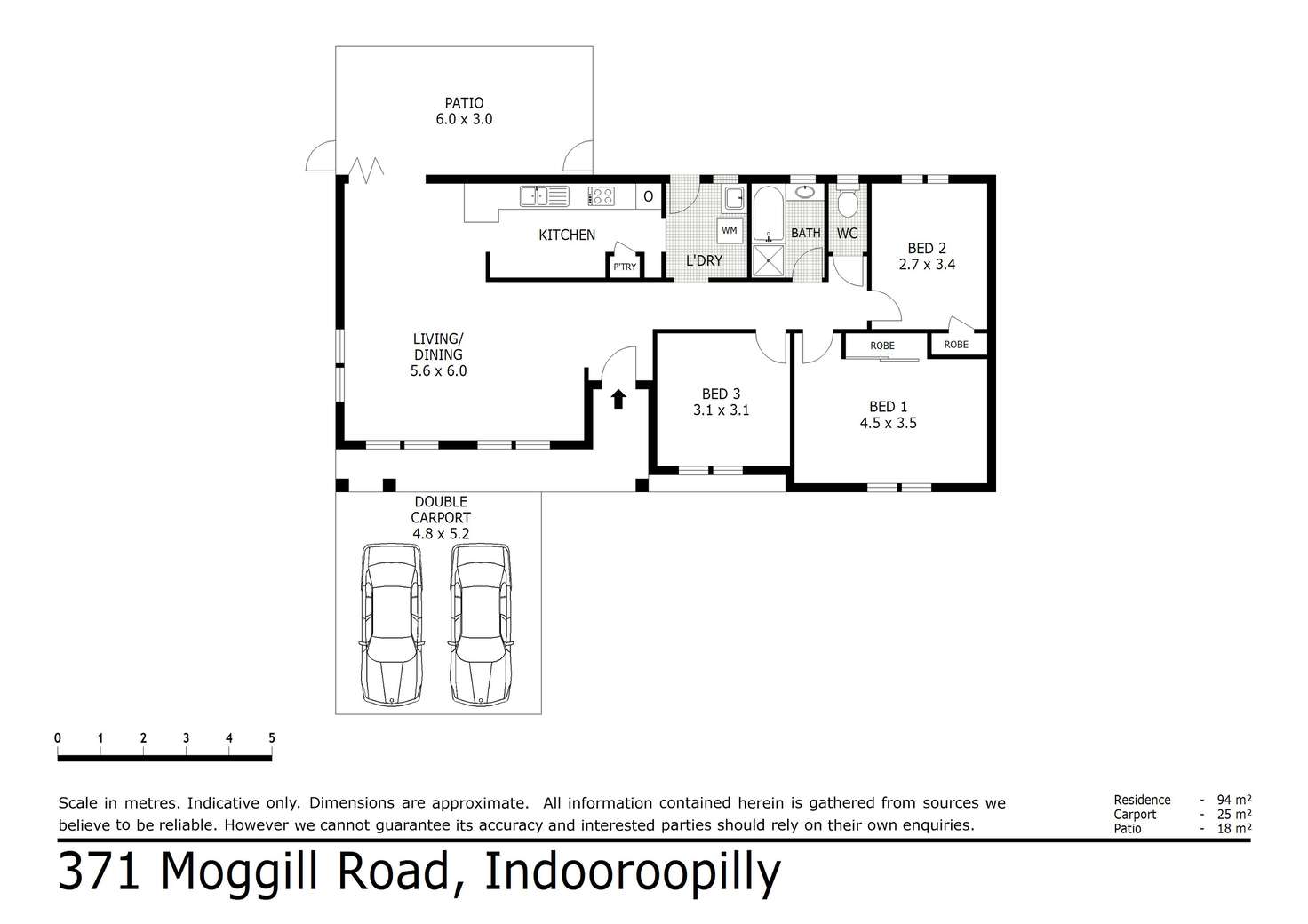 Floorplan of Homely house listing, 371 Moggill Road, Indooroopilly QLD 4068