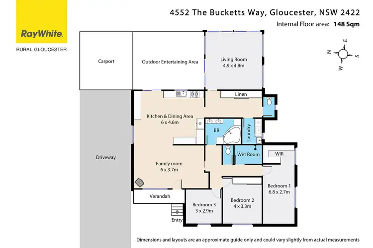 Floorplan of Homely house listing, 4552 The Bucketts Way, Gloucester NSW 2422