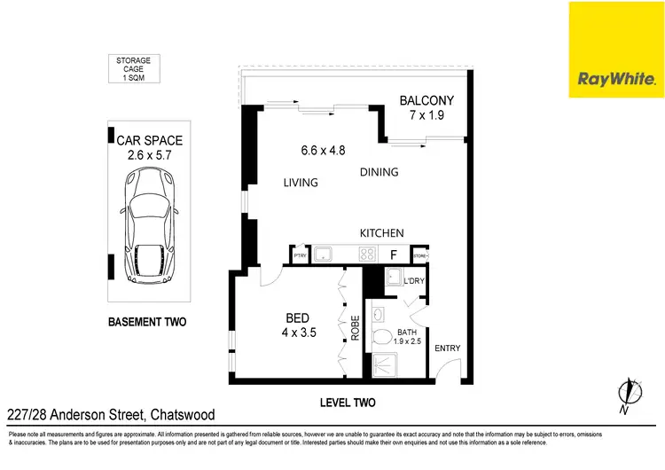 Floorplan of Homely unit listing, 227/28 Anderson Street, Chatswood NSW 2067