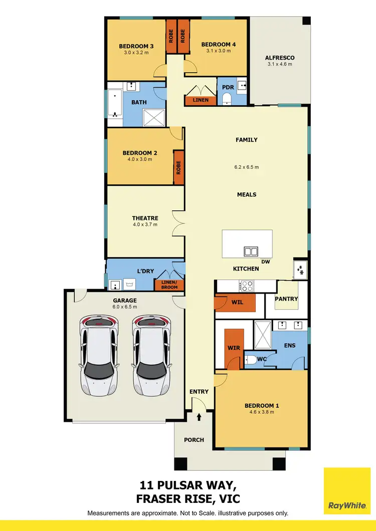 Floorplan of Homely house listing, 11 Pulsar Way, Fraser Rise VIC 3336