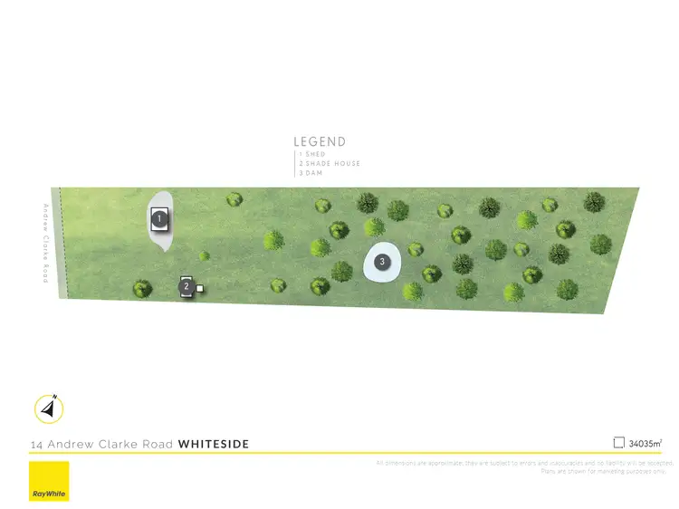 Floorplan of Homely land listing, 14 Andrew Clarke Road, Whiteside QLD 4503