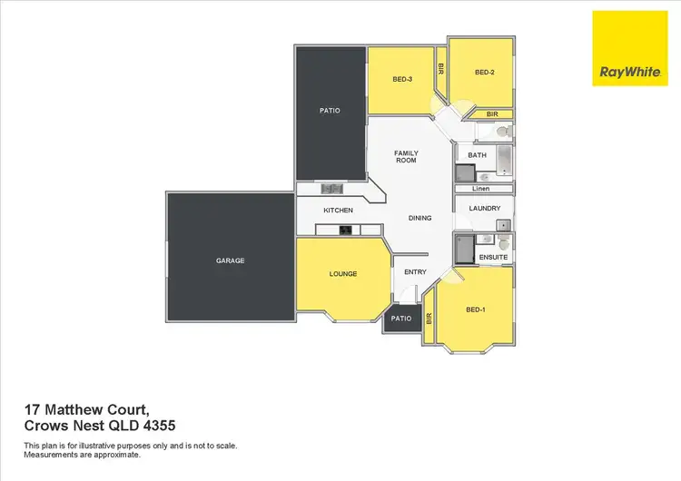 Floorplan of Homely house listing, 17 Matthew Court, Crows Nest QLD 4355