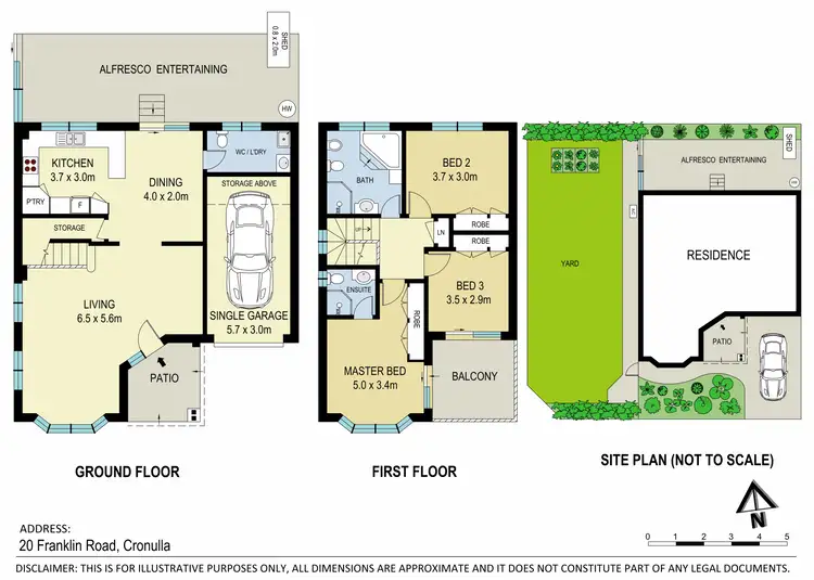Floorplan of Homely house listing, 20 Franklin Road, Cronulla NSW 2230