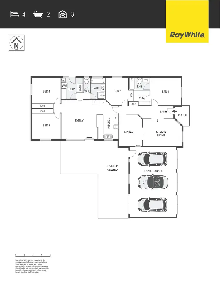 Floorplan of Homely house listing, 27 Marchant Circuit, Dunlop ACT 2615