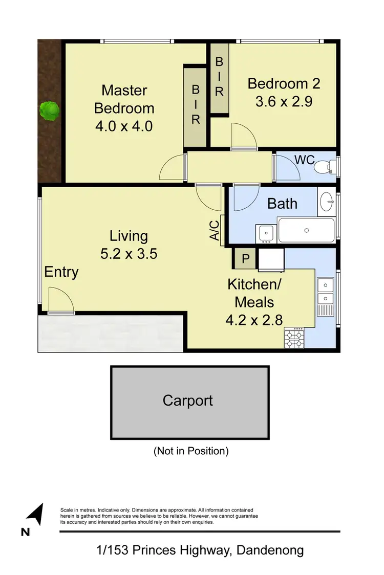 Floorplan of Homely apartment listing, 1/153 Princes Highway, Dandenong VIC 3175