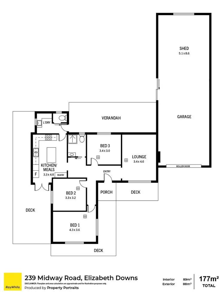 Floorplan of Homely house listing, 239 Midway Road, Elizabeth Downs SA 5113