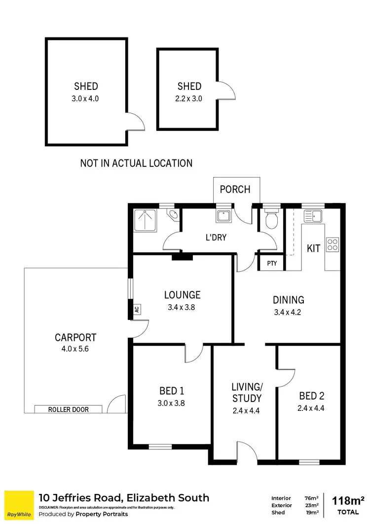Floorplan of Homely house listing, 10 Jeffries Road, Elizabeth South SA 5112