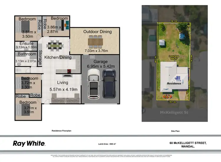 Floorplan of Homely house listing, 60 Mckelligett Street, Wandal QLD 4700