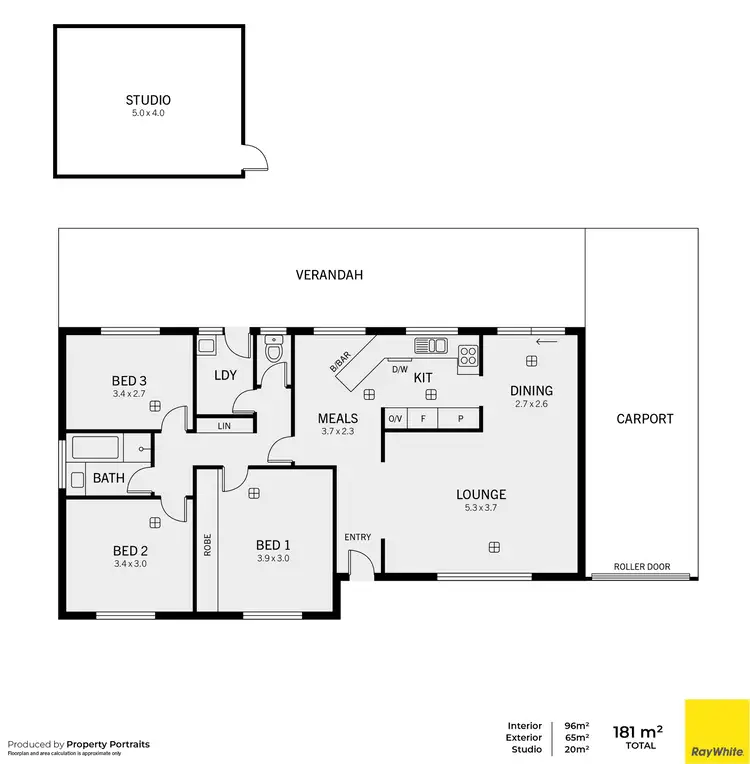 Floorplan of Homely house listing, 14 Marian Crescent, Hillbank SA 5112