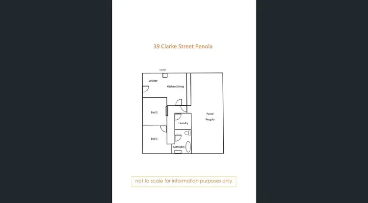 Floorplan of Homely house listing, 39 Clarke Street, Penola SA 5277