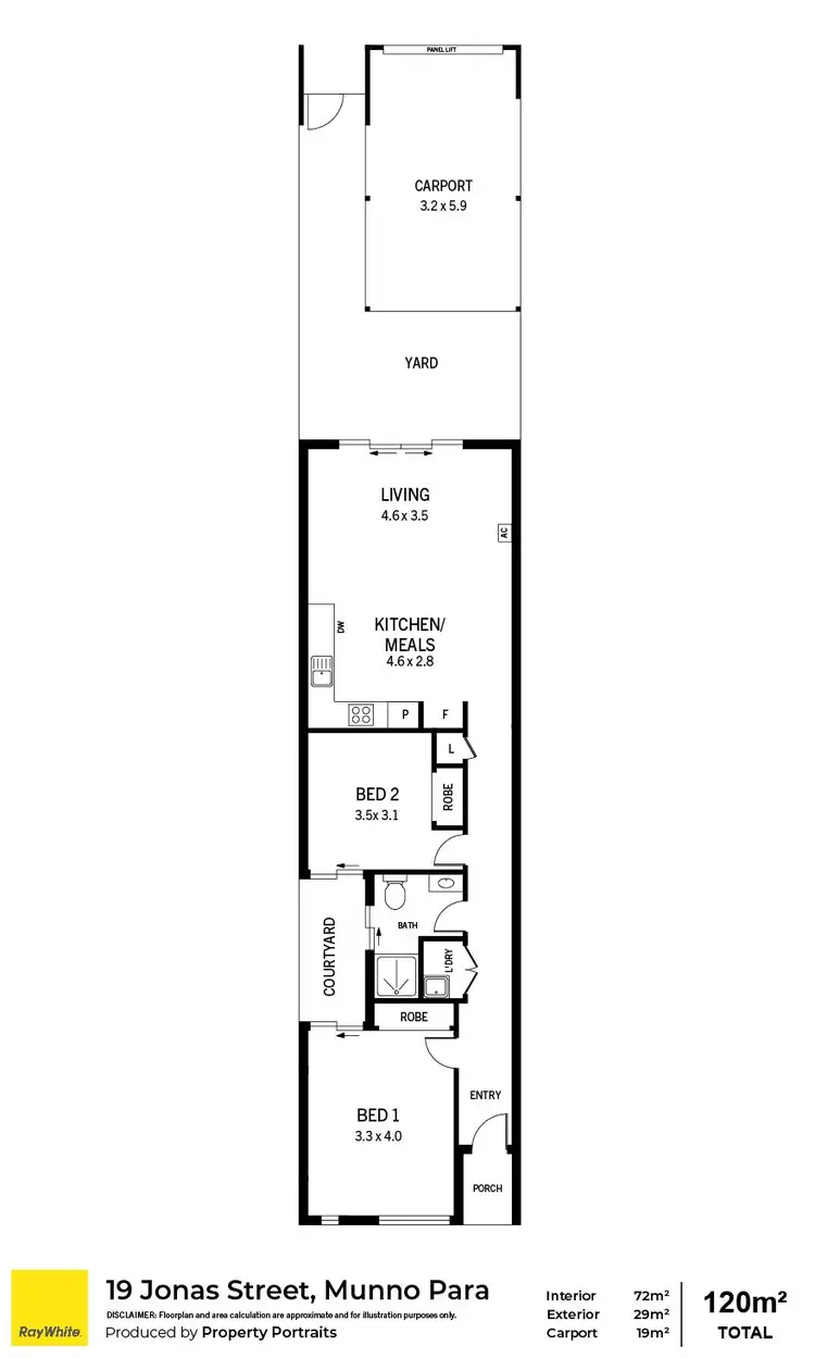 Floorplan of Homely house listing, 19 Jonas Street, Munno Para SA 5115