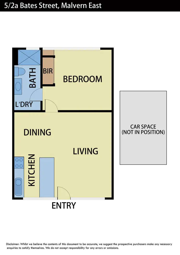 Floorplan of Homely apartment listing, 5/2a Bates Street, Malvern East VIC 3145