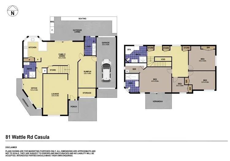 Floorplan of Homely house listing, 81 Wattle Road, Casula NSW 2170