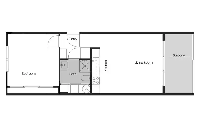 Floorplan of Homely apartment listing, 27a/17 Uriarra Road, Queanbeyan NSW 2620
