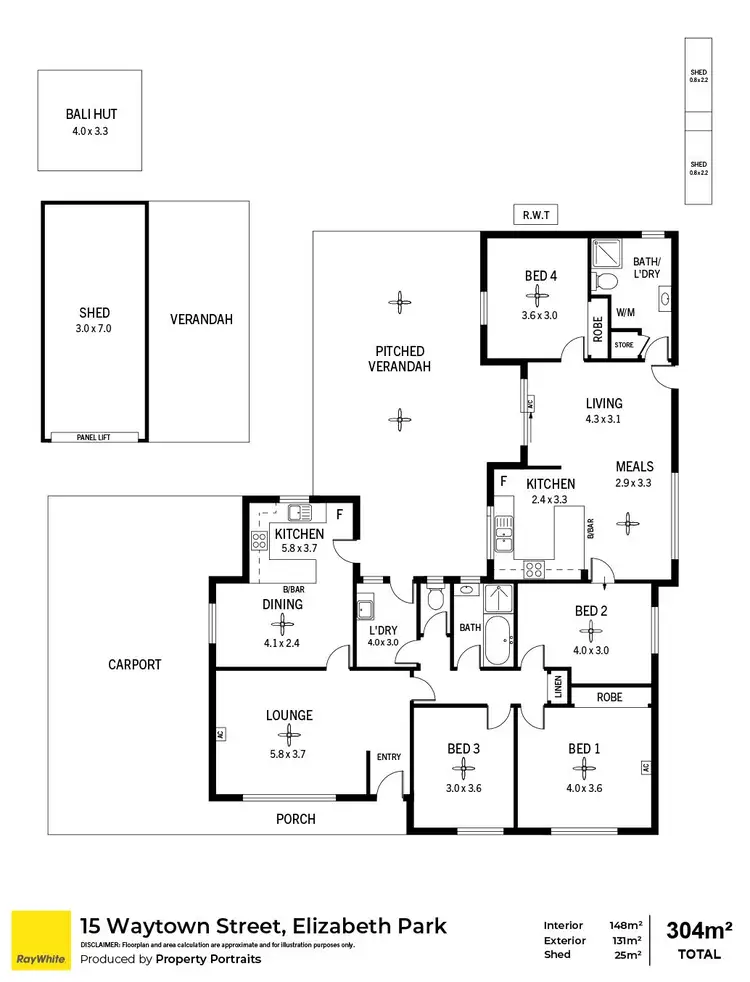 Floorplan of Homely house listing, 15 Waytown Street, Elizabeth Park SA 5113