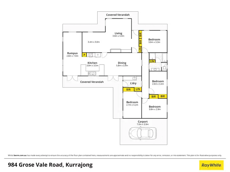 Floorplan of Homely rural property listing, 984 Grose Vale Road, Kurrajong NSW 2758