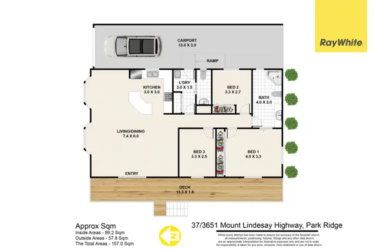 Floorplan of Homely retirement listing, 37/3651 Mount Lindesay Highway, Park Ridge QLD 4125