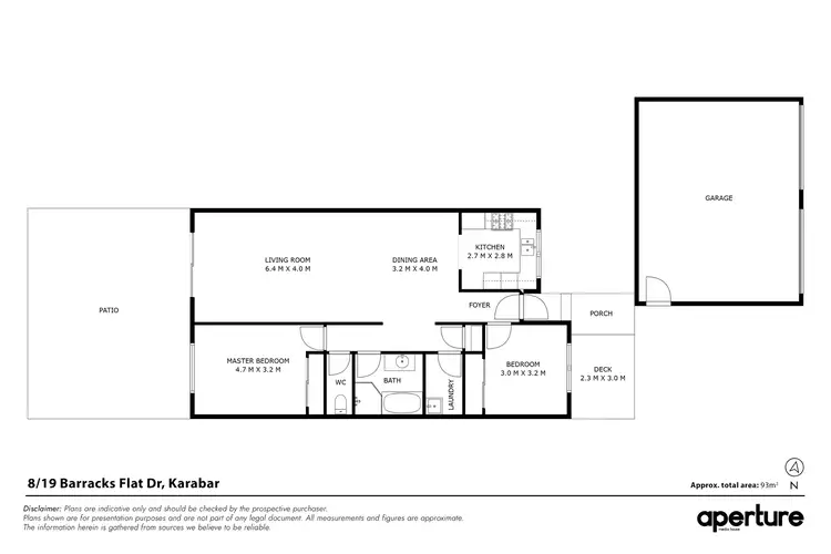 Floorplan of Homely townhouse listing, 8/19 Barracks Flat Drive, Karabar NSW 2620