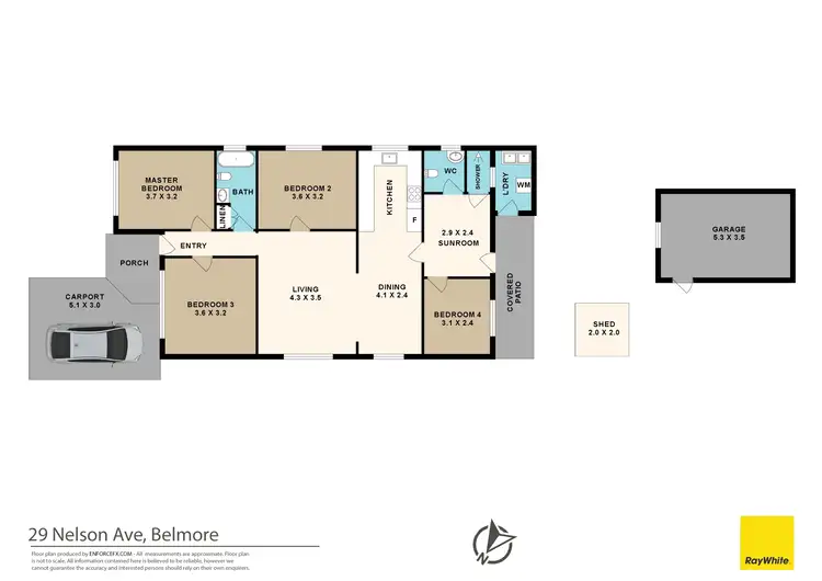 Floorplan of Homely house listing, 29 Nelson Avenue, Belmore NSW 2192