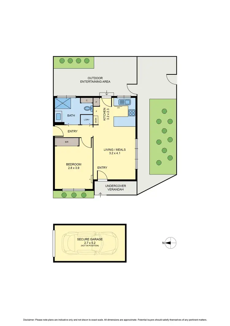 Floorplan of Homely apartment listing, 1/39 Davies Street, Brunswick VIC 3056