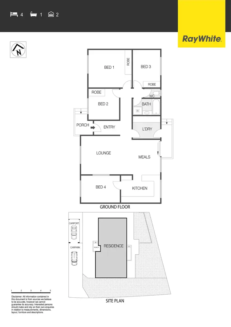 Floorplan of Homely townhouse listing, 3/158 Maribyrnong Avenue, Kaleen ACT 2617