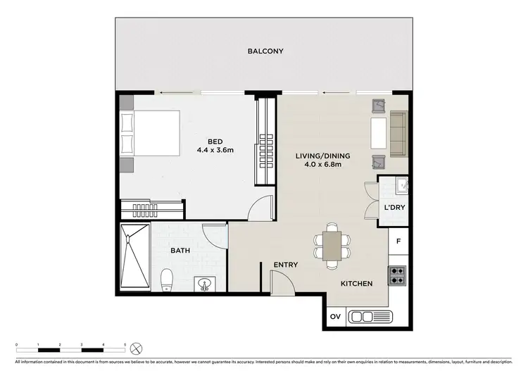 Floorplan of Homely apartment listing, B103/7-11 Willis Street, Wolli Creek NSW 2205
