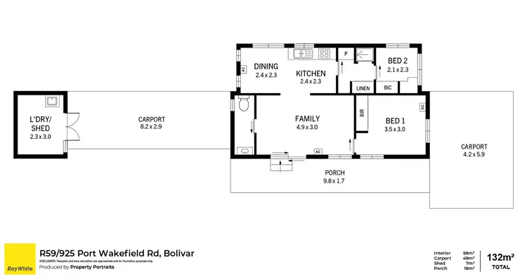 Floorplan of Homely house listing, R59/925-963 Port Wakefield Road (Highway 1 Holiday & Lifestyle Park), Bolivar SA 5110
