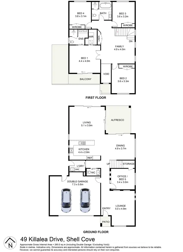Floorplan of Homely house listing, 49 Killalea Drive, Shell Cove NSW 2529