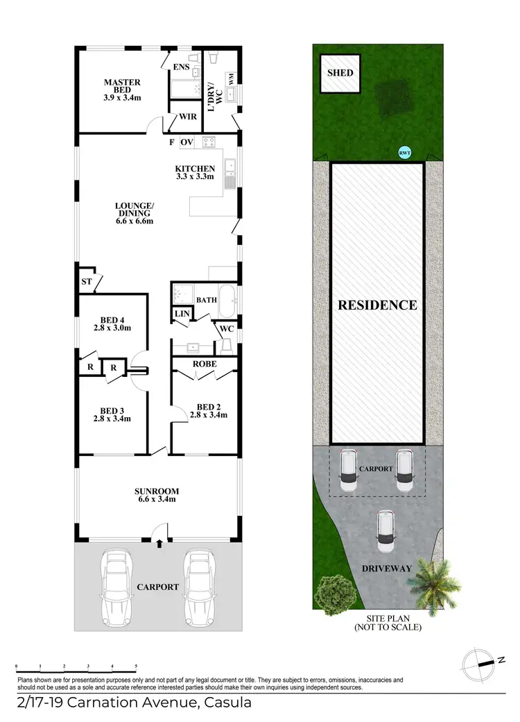 Floorplan of Homely townhouse listing, 2/17-19 Carnation Avenue, Casula NSW 2170