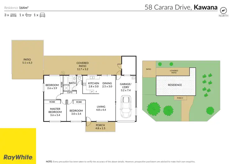 Floorplan of Homely house listing, 58 Carara Drive, Kawana QLD 4701