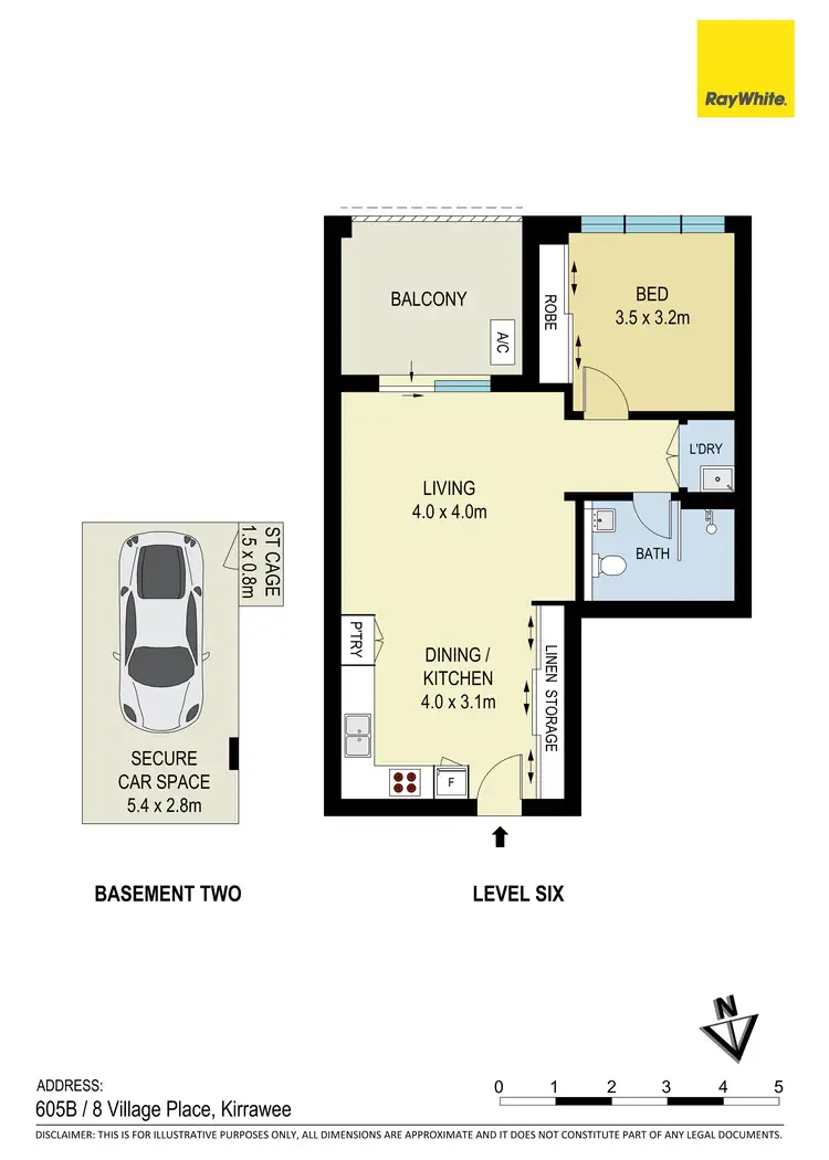 Floorplan of Homely apartment listing, 605B/8 Village Place, Kirrawee NSW 2232