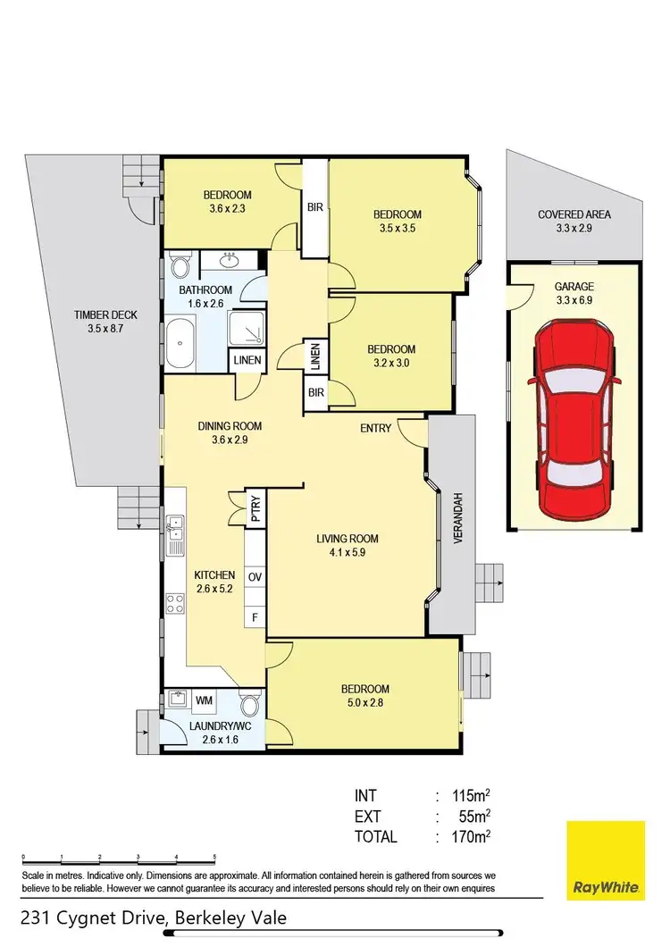 Floorplan of Homely house listing, 231 Cygnet Drive, Berkeley Vale NSW 2261