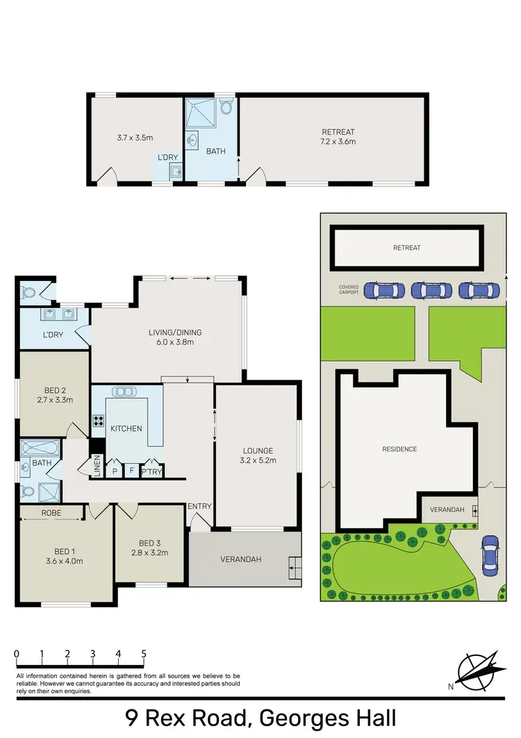 Floorplan of Homely house listing, 9 Rex Road, Georges Hall NSW 2198