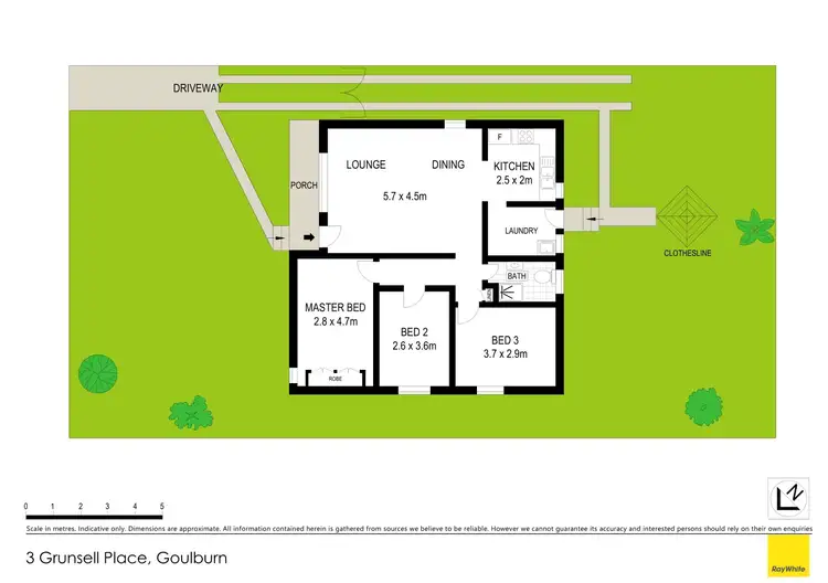 Floorplan of Homely house listing, 3 Grunsell Crescent, Goulburn NSW 2580
