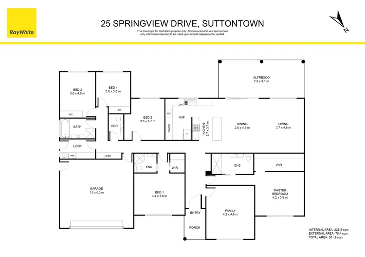 Floorplan of Homely house listing, 25 Springview Drive, Suttontown SA 5291