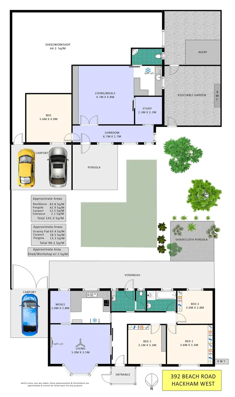 Floorplan of Homely house listing, 392 Beach Road, Hackham West SA 5163