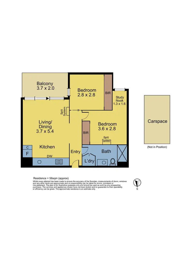 Floorplan of Homely apartment listing, 205/9-11 Ellingworth Parade, Box Hill VIC 3128