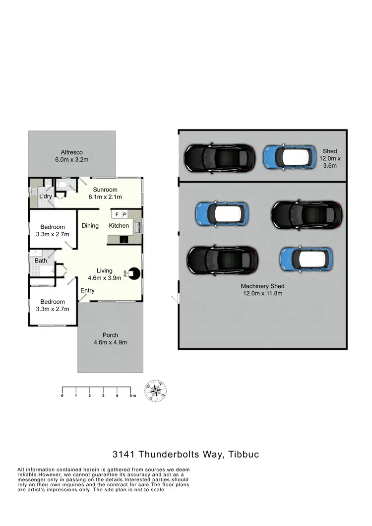 Floorplan of Homely rural property listing, 3141 Thunderbolts Way, Gloucester NSW 2422