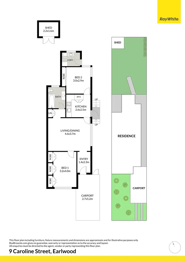 Floorplan of Homely house listing, 9 Caroline Street, Earlwood NSW 2206